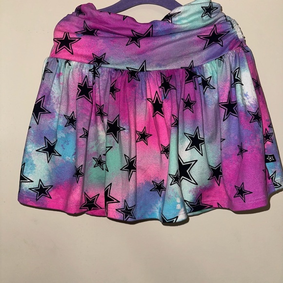 PixieLane EUC Pink and Blue Star Skort - Picture 1 of 1